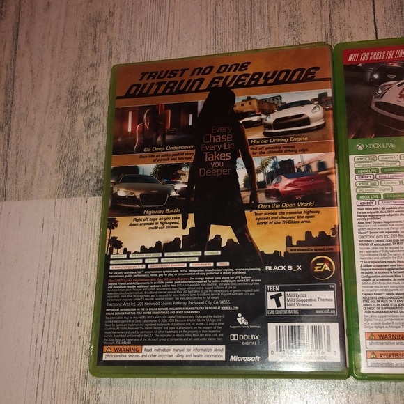 XBOX360 racing video games need for speed X2, fast & furious showdown, X… - Picture 6 of 11